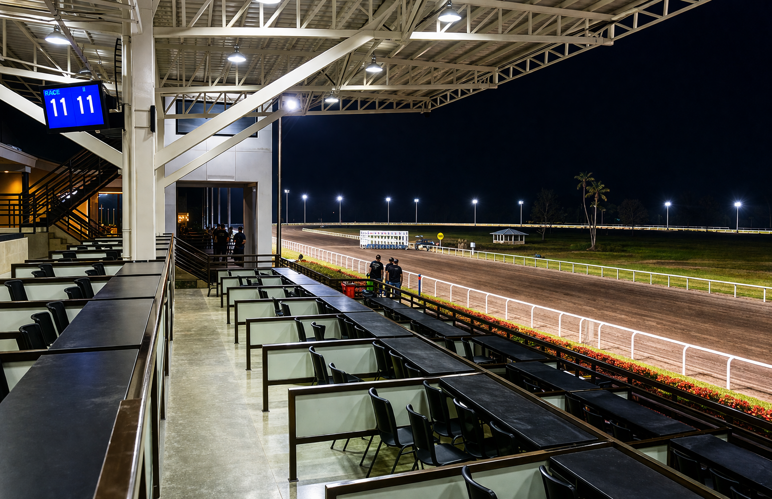 MetroTurf racetrack view
